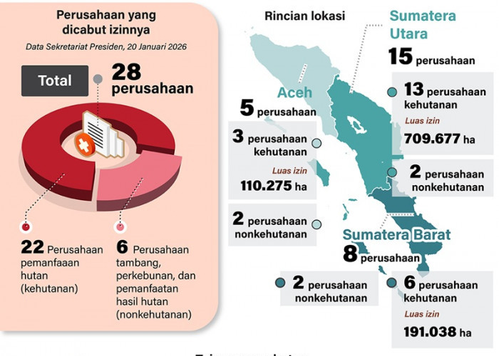 Pencabutan Izin Perusahaan di Sumatera