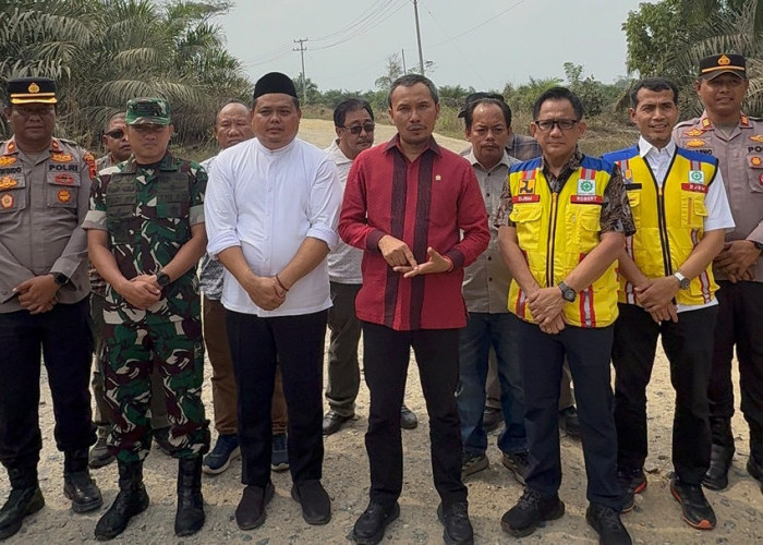 Edi Purwanto Penuhi Janji, Jalan Simpang Bandara Bungo – Dusun Danau Dibangun Tahun Ini 