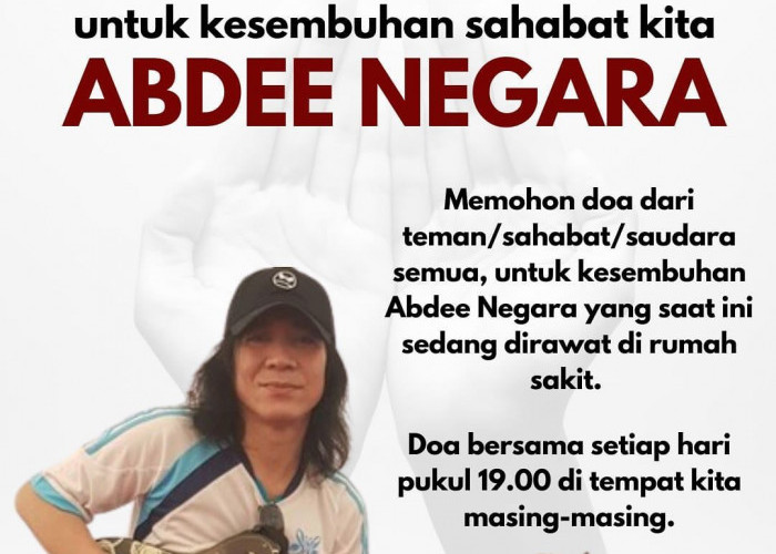 Doa Bersama untuk Kesembuhan Abdee Negara, Gitaris Slank