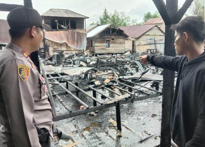 Total Kerugian Akibat Kebakaran di Desa Menteng Tanjab Timur Capai Ratusan Juta Rupiah