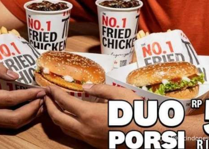 Promo KFC Hari ini, Nikmati Paket Kombo Duo dengan Harga Spesial