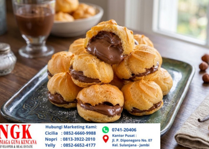Resep Membuat Kue Soes Cokelat Lumer ala Bakery