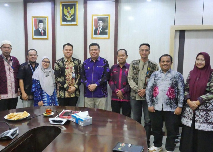  Wabup Katamso Gelar Audiensi Bersama Kepala Balai Bahasa Jambi Bahas Penguatan Bahasa dan Literasi