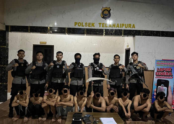 Masih Juga Bandel! Serigala Kota Polresta Jambi Amankan 10 Berandalan Madesu di Telanaipura