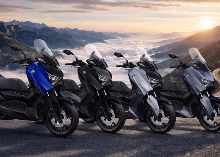 Makin Gagah! Penyegaran Yamaha XMax Connected Warna Baru, Aura Premium Tetap Kuat