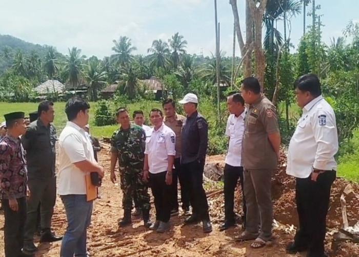 M Syukur Tinjau Lokasi MTQ ke-52 di Bukit Batu, Optimis Rampung Tepat Waktu