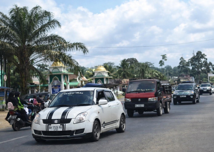 Arus Mudik di Jalinsum Jambi–Riau Terpantau Lancar, Polisi Siapkan Antisipasi Puncak Mudik 16-17 Maret