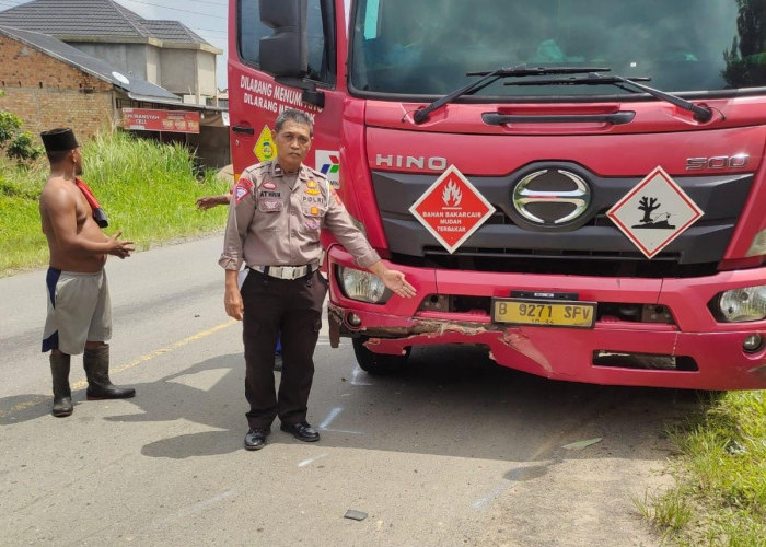 Kecelakaan di Jalan Lintas Tanjab Timur, Honda Beat Vs Mobil Tanki Pertamina, Bocah 7 Tahun Meninggal Dunia 