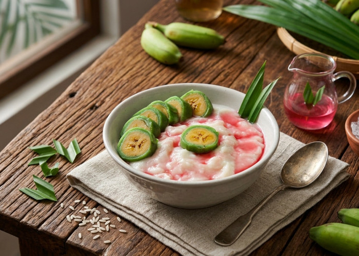 Resep Es Pisang Ijo Segar dan Manis Gurih Ala Rumahan 