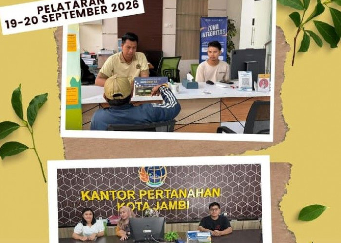 Hadir Sabtu-Minggu, Layanan PELATARAN Kantah Kota Jambi Manjakan Warga yang Sibuk
