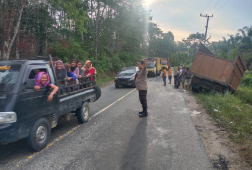 Polisi Tahan Sopir Truk Maut yang Menewaskan Satu Keluarga di Batanghari