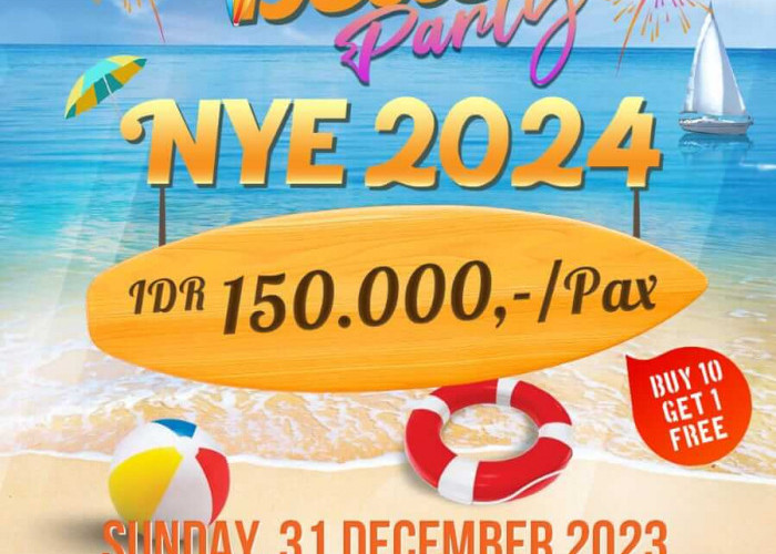 Sambut Pergantian Tahun Baru 2024, Rumah Kito Resort Hotel Jambi By WH Hadirkan Summer Beach Party
