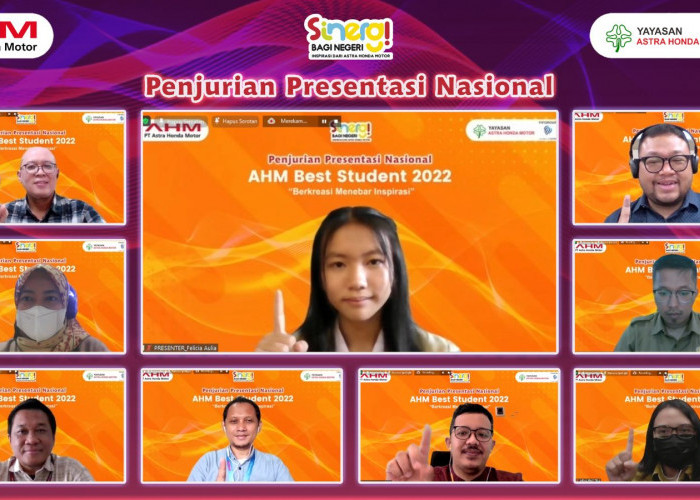 Felicia Aulia, Siswi SMAN 3 Jambi Masuk 22 Besar Kompetisi AHM Best Student Nasional 2022