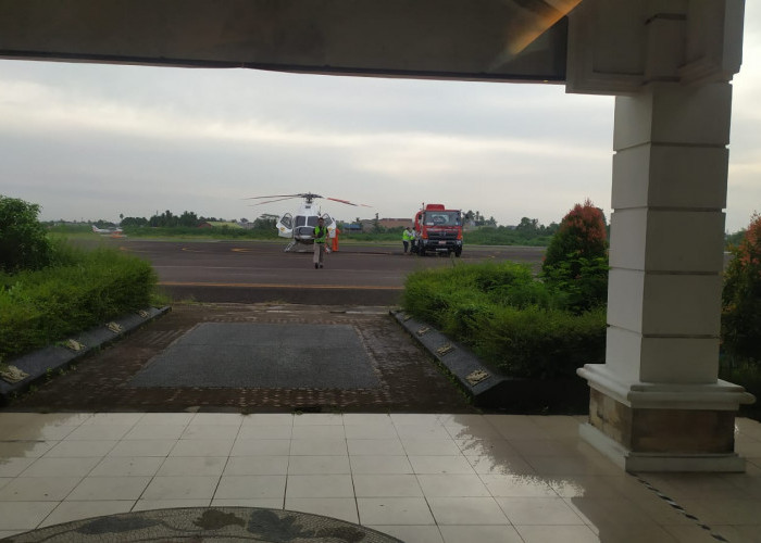 Helikopter untuk Evakuasi Tiba di Bandara STS Jambi, Punya Siapa?