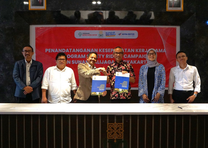 Gandeng Mahasiswa, Yayasan AHM Siapkan Puluhan Agen Safety Riding