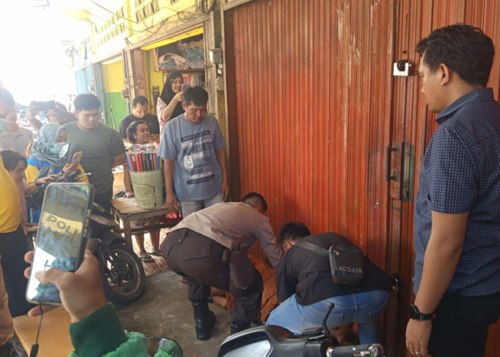 Geger! Pria Misterius Ditemukan Tewas di Depan Ruko Jalan Jenderal Sudirman Jambi, Polisi Selidiki Penyebab Ke