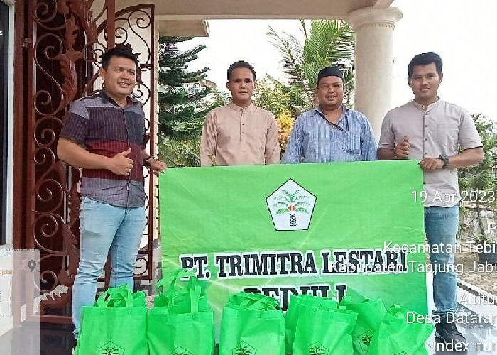PT Trimitra Lestari Salurkan Bantuan Sembako Ramadan