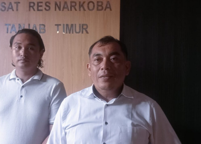 Tim Opsnal Satnarkoba Polres Tanjab Timur Meringkus Kurir Narkoba Asal Rantau Rasau di Nipah Panjang