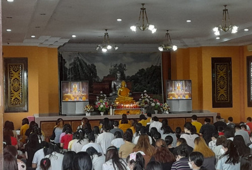 Perayaan Waisak Ramai, Ini Harapan Pengurus Vihara Jaya Manggala