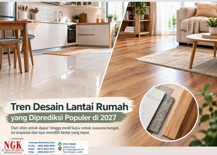 Desain Lantai Rumah yang Diprediksi Tren pada 2027, Ubin hingga Motif Kayu