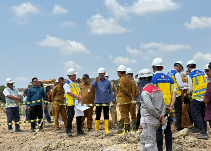 Tinjau Kolam Retensi, Anggota Komisi V DPR RI Edi Purwanto: Semoga Jadi Solusi Kota Jambi Bebas Banjir