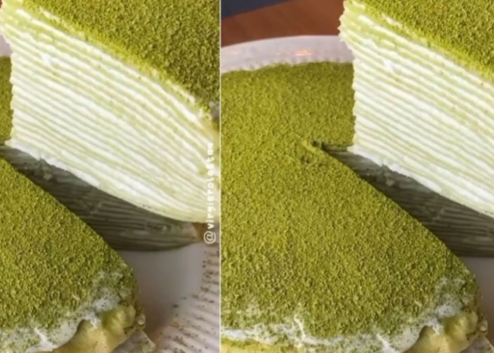 Bisa Buat Sendiri di Rumah, Ini Resep dan Cara Membuat Matcha Crepe Cake yang Kekinian