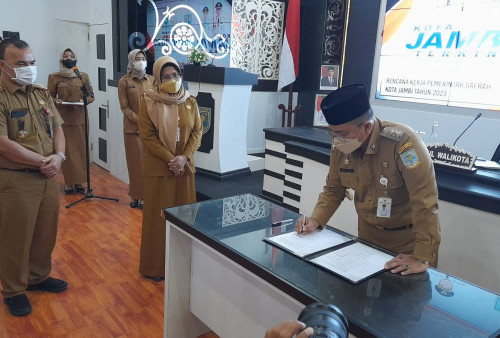 Targetkan Nilai SAKIP Naik, Wakil Wali Kota Jambi Maulana Minta OPD Berkolaborasi