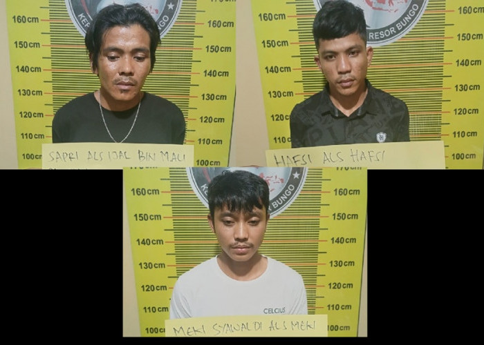 Alamak! Simpan Ekstasi Polisi Tangkap 4 Pemuda di Karaoke Phoenix Family di Bungo, Ini Tampanganya