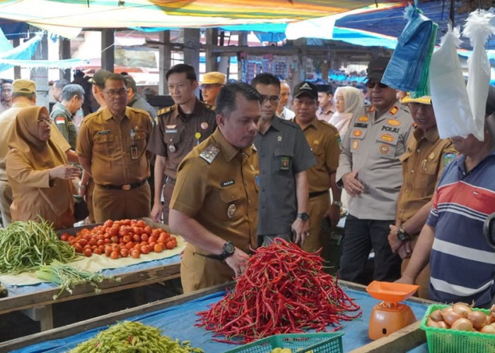 Wakil Bupati Tebo Nazar Efendi Sidak Komoditi Pangan dan LPG 3 Kg Jelang Ramadan, Stok Masih Cukup?