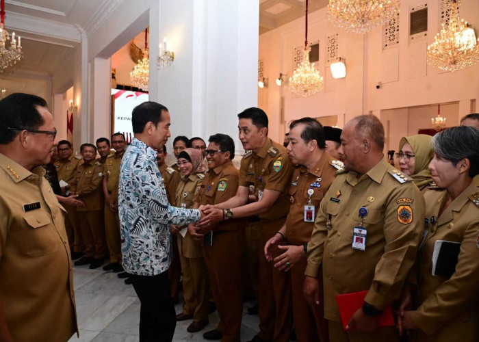 Pj Bupati Bachyuni Hadiri Rakor Bersama Presiden Jokowi 