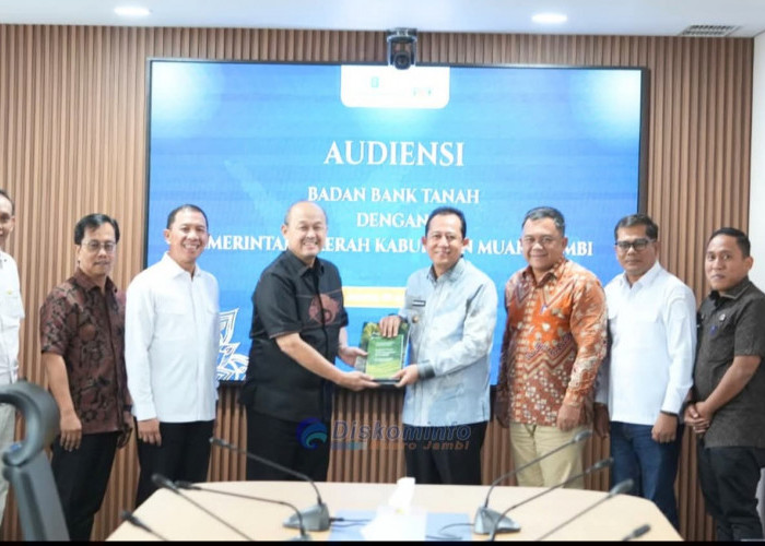 Bupati Muaro Jambi Cari Solusi Sengkarut Lahan ke Badan Bank Tanah