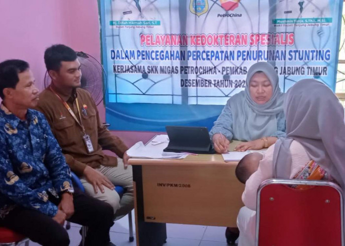 Masyarakat dan Pemkab Apresiai SKK Migas PetroChina Bantu Penanganan Stunting di Tanjab Timur