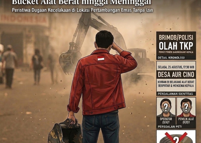 PETI Masih Ada! Kepala Pemuda di Bungo Kena Bucket Alat Berat dan Tewas dalam Perjalanan ke Rumah Sakit