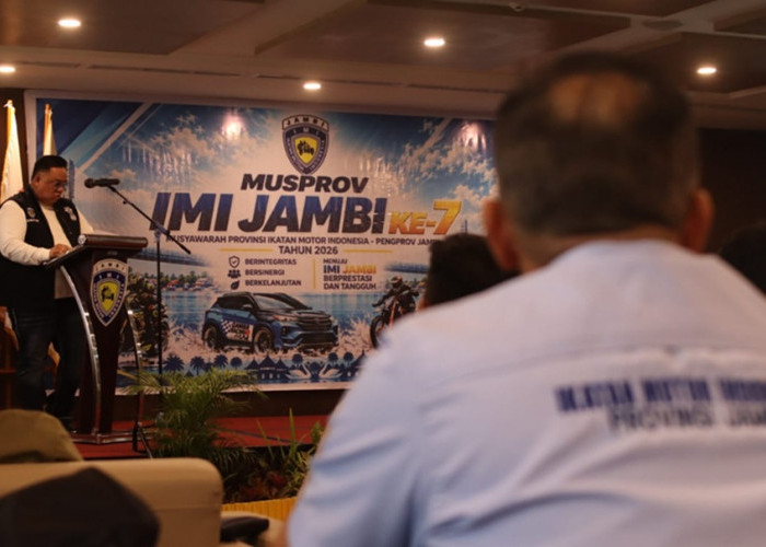 Suasana Mendadak Haru di Musprov IMI Jambi, Guntur Muchtar Bergetar Saat Sampaikan Pesan Ini