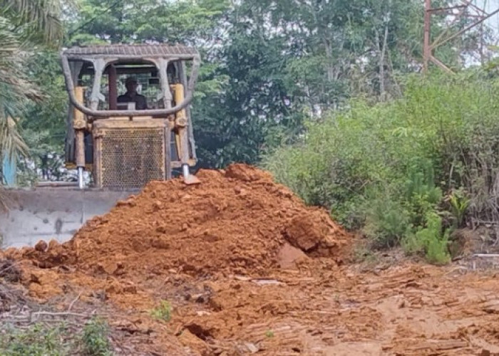 TMMD ke-115 Kodim 0415/Jambi, Pembangunan Jalan di Desa Kembang Seri Baru Sudah Dimulai