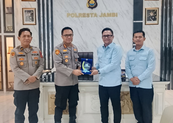 Perumda Tirta Mayang Perkuat Sinergi dengan Polresta Jambi