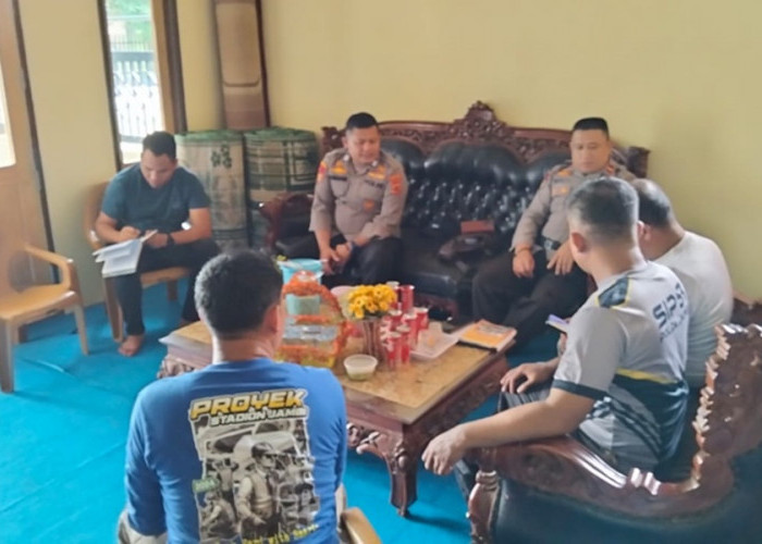 Cari Solusi! Ditpolairud Polda Jambi Fasilitasi Mediasi Warga dan Pengurus Tongkang Batu Bara Tabrak Keramba