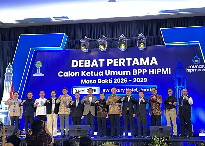 Debat Perdana Caketum BPP HIPMI Jambi, Empat Kandidat Adu Gagasan