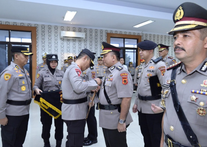 Kapolda Jambi Pimpin Sertijab Karo Ops, Dirintelkam, dan Dua Kapolres di Jajaran Polda Jambi