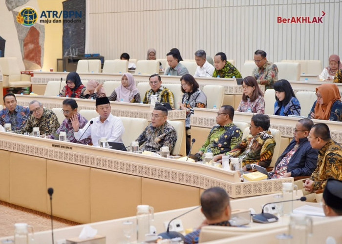 Bahas Rencana Kerja Tahun Anggaran 2027 dengan Komisi II DPR RI, Menteri Nusron Usulkan Pagu Anggaran Rp10 T