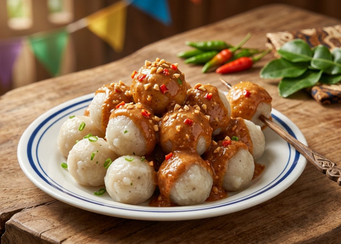 Resep Cilok Kuah Kacang Tetap Empuk dan Gurih, Jajanan Legendaris Favorit Segala Usia