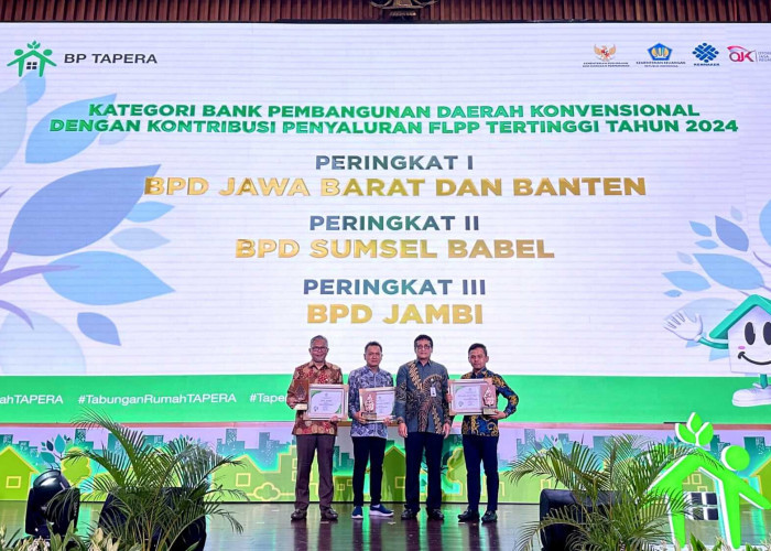 Optimalkan Penyaluran KPR, Bank Jambi Raih Penghargaan dari BP Tapera