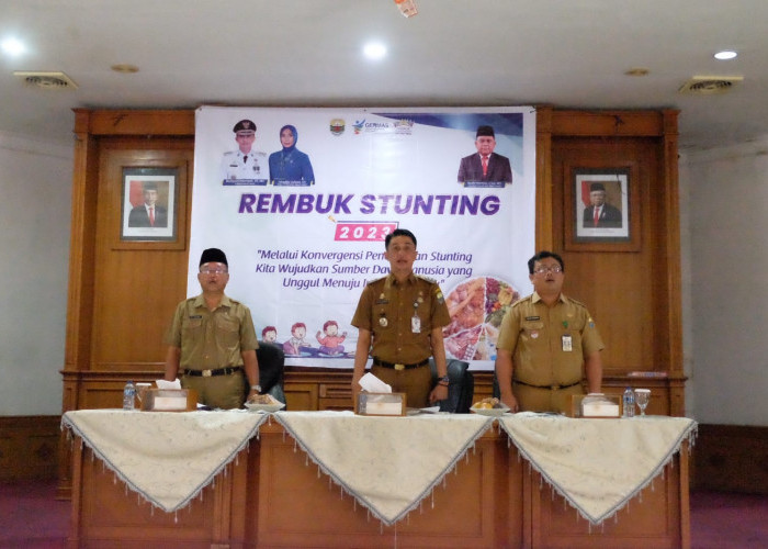 Percepat Turunkan Angka Stunting, Pj Bupati Muaro Iambi Bachyuni Buka Kegiatan Rembuk Stunting