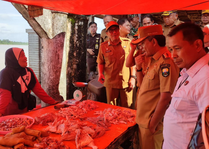 Wabup Muaro Jambi Sidak Pasar Sengeti, Pastikan Harga Stabil Jelang Iduladha