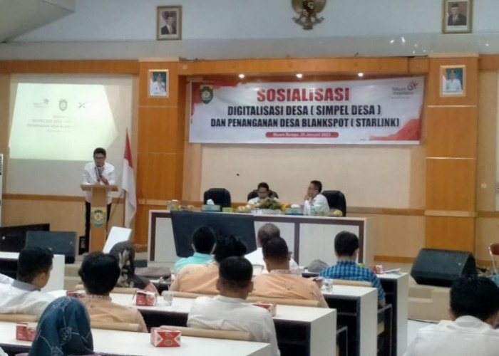 PT. Telkom Indonesia Sosialisasi digitalisasi Desa dan penanganan Blankspot