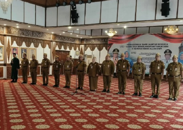 Simak! Ini 13 Pejabat Pemprov yang Baru Dilantik Gubernur Jambi Al Haris