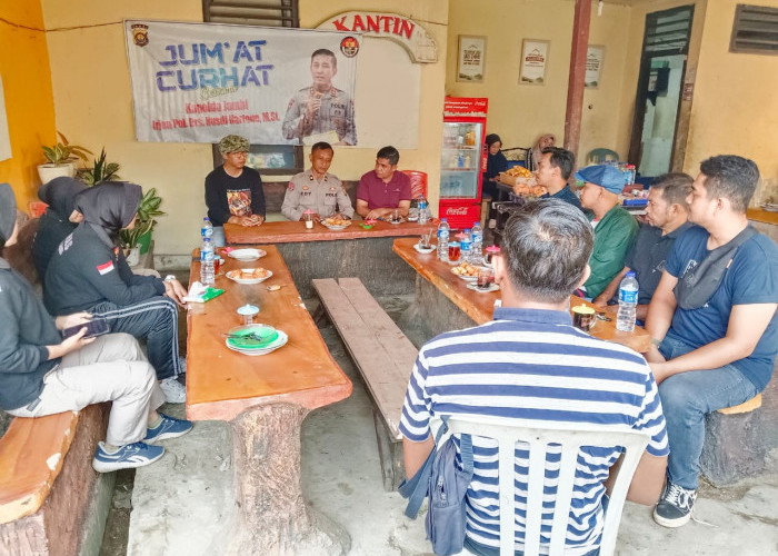 Bidhumas Polda Jambi Gelar Jumat Curhat dengan Seniman Jambi, Ini yang Dibahas