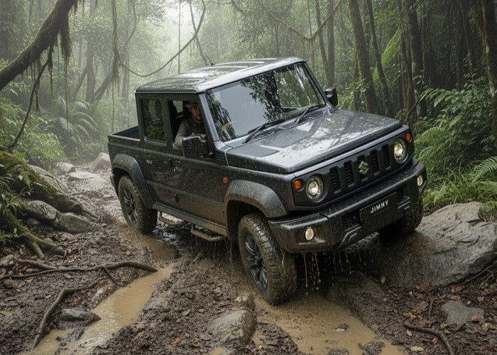 Suspensi dan Sasis Suzuki Jimny Mini Truck, Aman Dipakai Off-Road dan Medan Ekstrem?