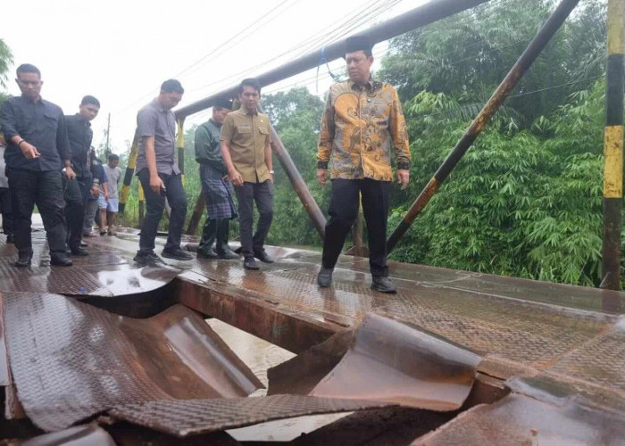 Masuk Tahap Tender,  Jembatan Air Hitam Segera Dibangun Permanen, Anggaran Rp 3,67 Miliar
