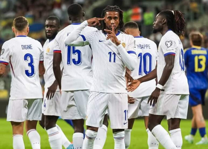Hasil Kualifikasi Piala Dunia 2026: Prancis Tundukkan Ukraina 2-0 di Grup D